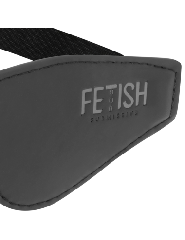 FETISH SUBMISSIVE - MASCHERA VEGANA IN PELLE CON FODERA IN NOPRENE