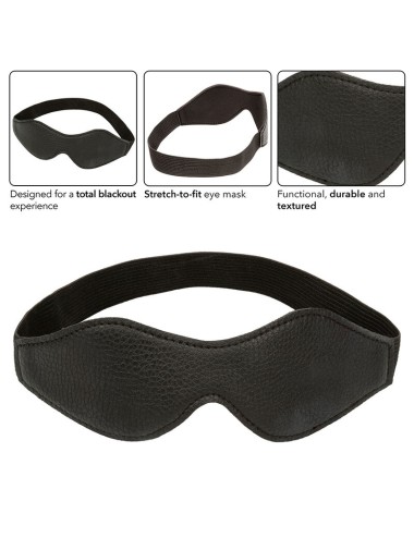 CALEXOTICS - NOCTURNAL MASCHERA IN PVC PELLE NERA