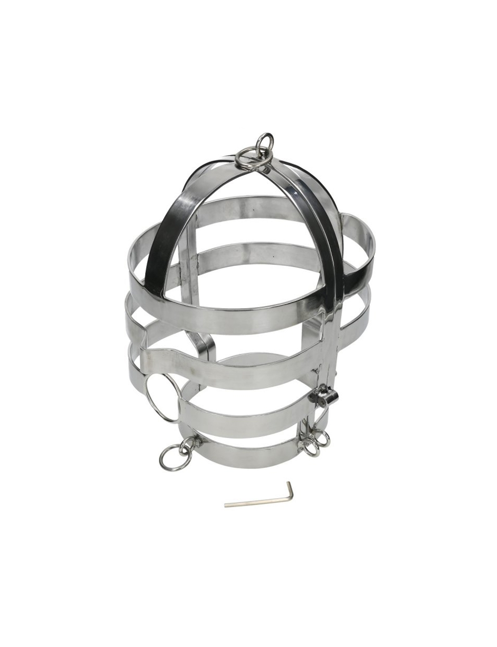 METAL HARD - MASCHERA CON COLLANA IN ACCIAIO METAL HARD - MASCHERA CON COLLANA IN ACCIAIO