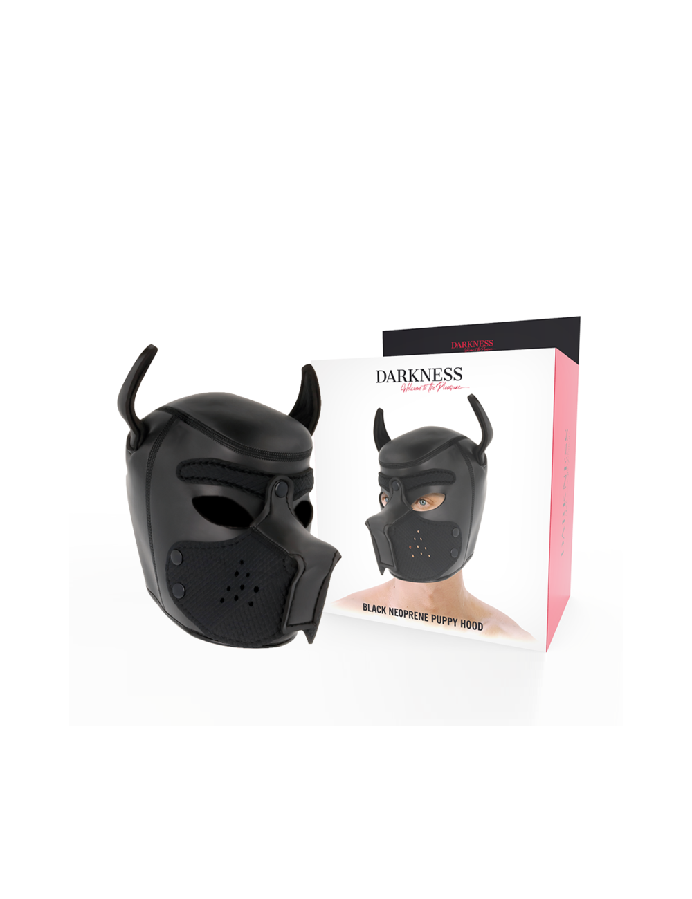 DARKNESS - MASCHERA PER CANI IN NEOPRENE CON MUSEROLA RIMOVIBILE M
