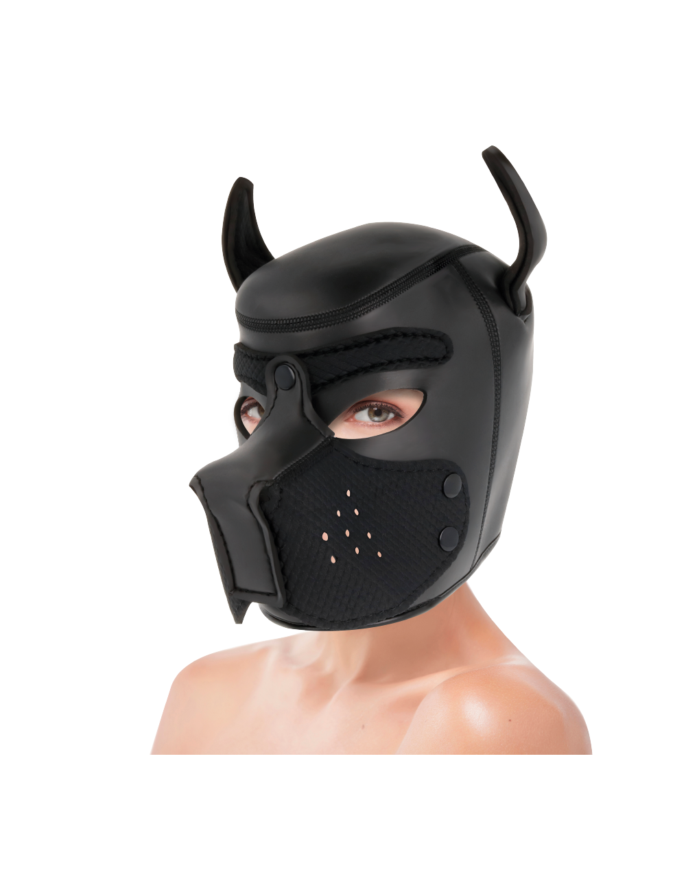 DARKNESS - MASCHERA PER CANI IN NEOPRENE CON MUSERELLA RIMOVIBILE L
