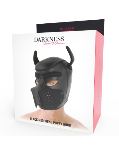 DARKNESS - MASCHERA PER CANI IN NEOPRENE CON MUSERELLA RIMOVIBILE L
