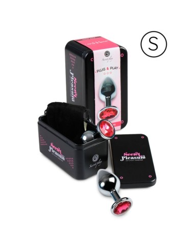 SECRETPLAY - PLUG ANALE ALLUMINIO FUCSIA 7 CM