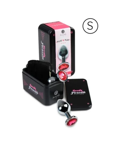 SECRETPLAY - PLUG ANALE ALLUMINIO FUCSIA 7 CM