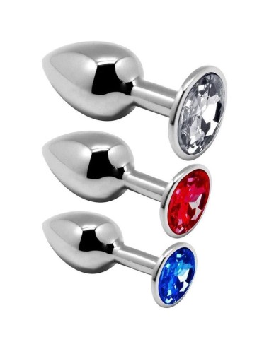 ALIVE - KIT PIACERE ANALE 3 PLUG METAL