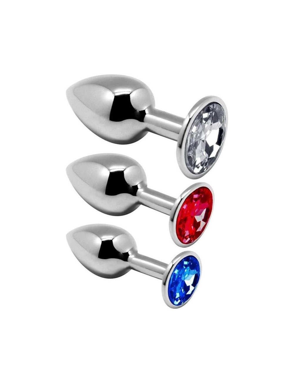 ALIVE - KIT PIACERE ANALE 3 PLUG METAL ALIVE - KIT PIACERE ANALE 3 PLUG METAL