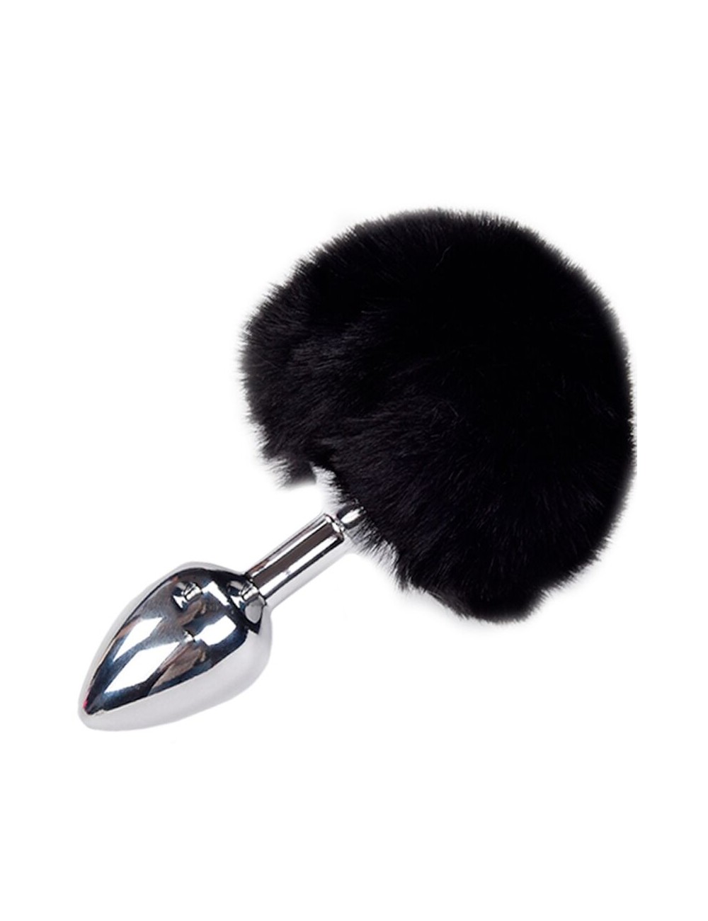ALIVE - PLUG PIACERE ANALE METALLO LISCIO FLUFFY NERO TAGLIA L ALIVE - PLUG PIACERE ANALE METALLO LISCIO FLUFFY NERO TAGLIA L