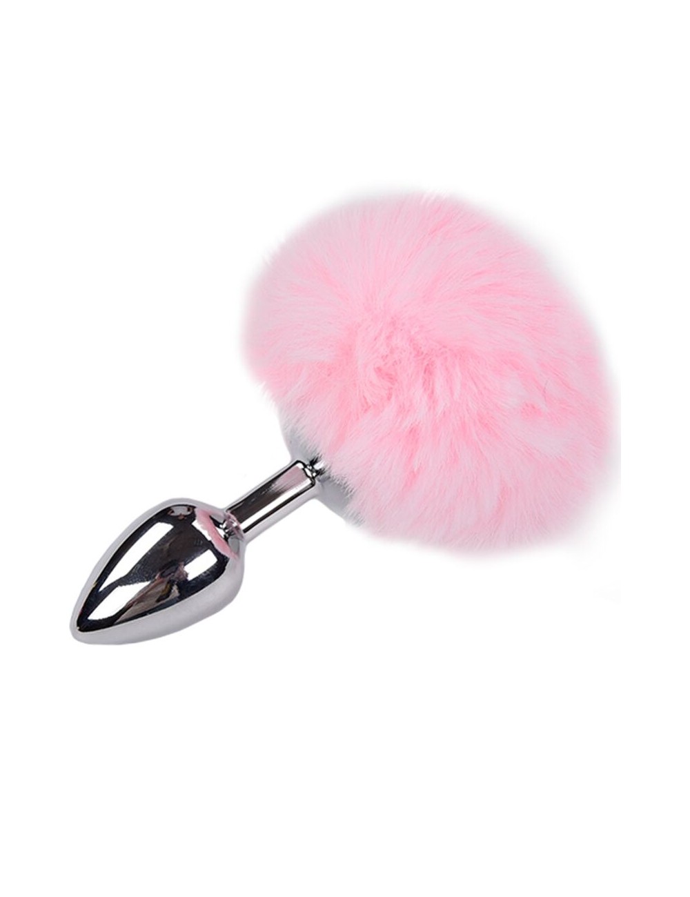 ALIVE - PLUG PIACERE ANALE METALLO LISCIO ROSA FLUFFY TAGLIA L ALIVE - PLUG PIACERE ANALE METALLO LISCIO ROSA FLUFFY TAGLIA L
