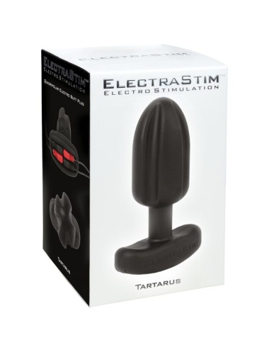 ELECTRASTIM - TARTARUS PLUG ANALE QUADRIPOLARE IN SILICONE NERO