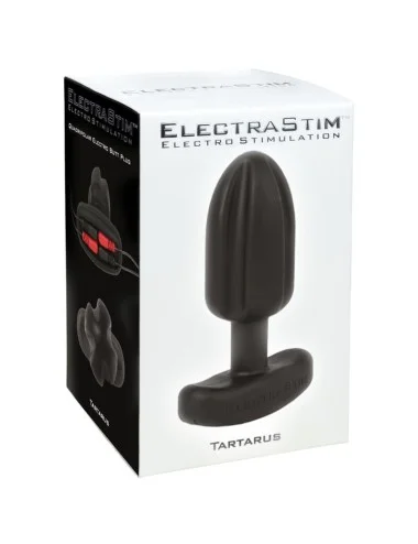 ELECTRASTIM - TARTARUS PLUG ANALE QUADRIPOLARE IN SILICONE NERO