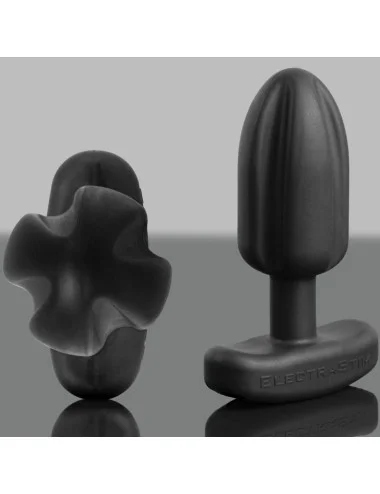 ELECTRASTIM - TARTARUS PLUG ANALE QUADRIPOLARE IN SILICONE NERO