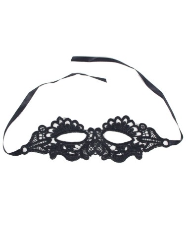 QUEEN LINGERIE - MASCHERA NERA TAGLIA UNICA