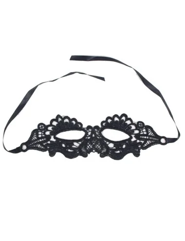 QUEEN LINGERIE - MASCHERA NERA TAGLIA UNICA
