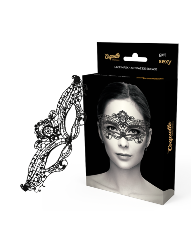 COQUETTE CHIC DESIRE - MASCHERA IN FINE PIZZO NERO