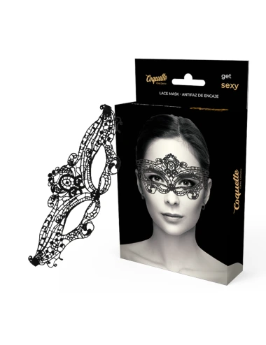 COQUETTE CHIC DESIRE - MASCHERA IN FINE PIZZO NERO