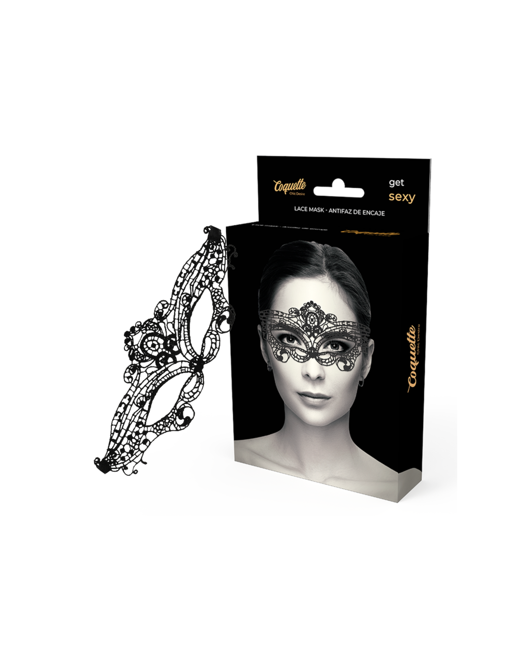 COQUETTE CHIC DESIRE - MASCHERA IN FINE PIZZO NERO COQUETTE CHIC DESIRE - MASCHERA IN FINE PIZZO NERO