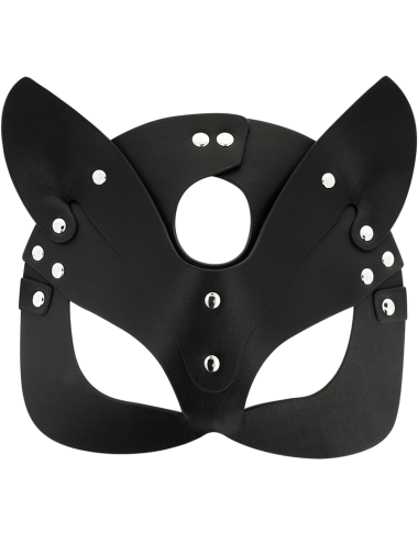 COQUETTE CHIC DESIRE - MASCHERA VEGANA IN PELLE CON ORECCHIE DI GATTO
