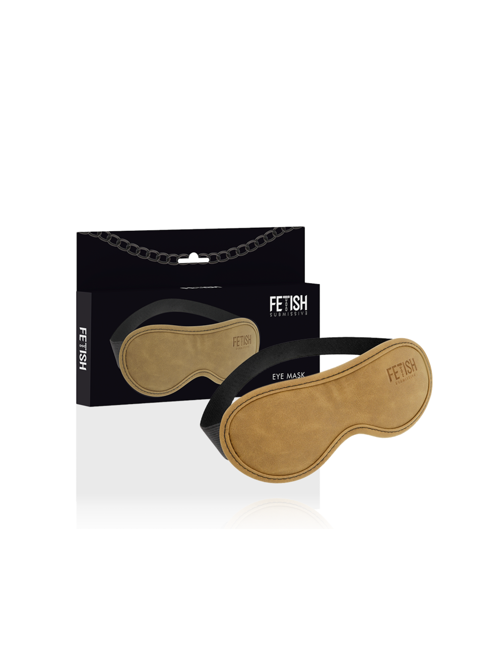 FETISH SUBMISSIVE ORIGEN - MASCHERA VEGANA IN PELLE CON FODERA IN NEOPRENE