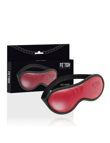 FETISH SUBMISSIVE DARK ROOM - MASCHERA VEGANA IN PELLE CON FODERA IN NEOPRENE