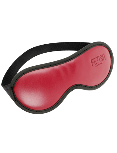 FETISH SUBMISSIVE DARK ROOM - MASCHERA VEGANA IN PELLE CON FODERA IN NEOPRENE