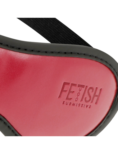 FETISH SUBMISSIVE DARK ROOM - MASCHERA VEGANA IN PELLE CON FODERA IN NEOPRENE