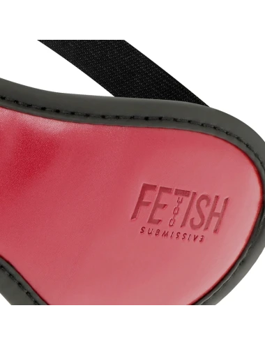 FETISH SUBMISSIVE DARK ROOM - MASCHERA VEGANA IN PELLE CON FODERA IN NEOPRENE