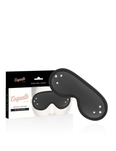 COQUETTE CHIC DESIRE - MASCHERA FANTASIA VEGANA IN PELLE CON FODERA IN NEOPRENE