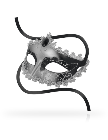 OHMAMA - MASCHERE MASCHERA NERA DIAMOND GRIGIA