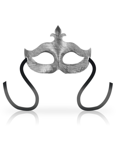 OHMAMA - MASCHERE MASCHERA FIORE DE LIS ARGENTO