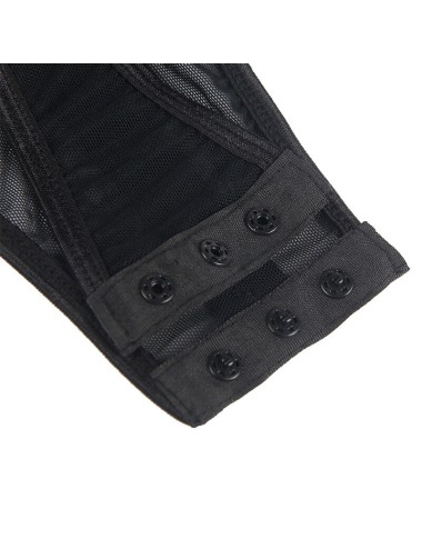 SUBBLIME - ORSACCHIOTTO CON DETTAGLIO REGGISERA PETTO NERO S/M