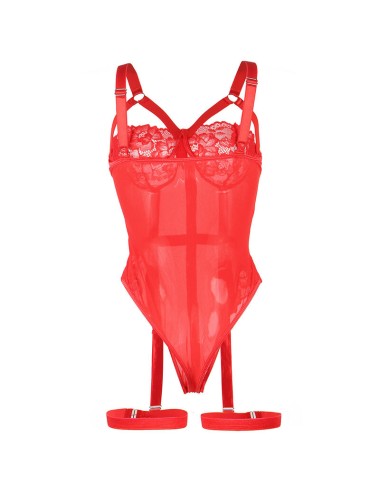 SUBBLIME - ORSACCHIOTTO CON REGGERA DETTAGLIO PETTO ROSSO S/M