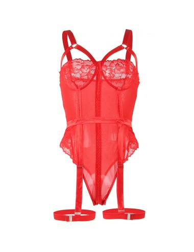 SUBBLIME - ORSACCHIOTTO CON REGGERA DETTAGLIO PETTO ROSSO S/M