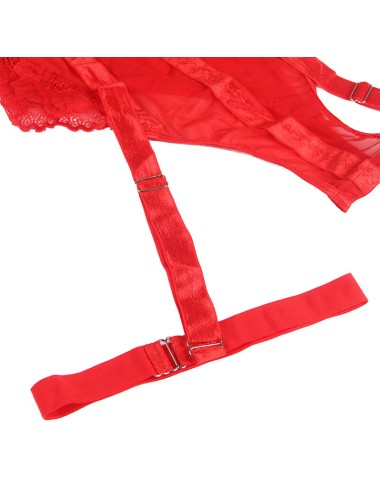 SUBBLIME - ORSACCHIOTTO CON REGGERA DETTAGLIO PETTO ROSSO S/M