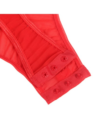 SUBBLIME - ORSACCHIOTTO CON REGGERA DETTAGLIO PETTO ROSSO S/M