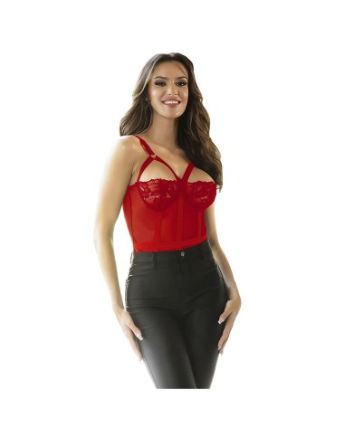 SUBBLIME - ORSACCHIOTTO CON DETTAGLIO REGGERIZZATO PETTO ROSSO L/XL