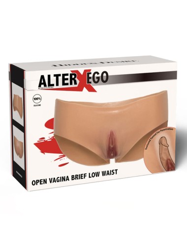 HIDDEN DESIRE - ALTER EGO VAGINA APERTA SLIP VITA BASSA CARNE
