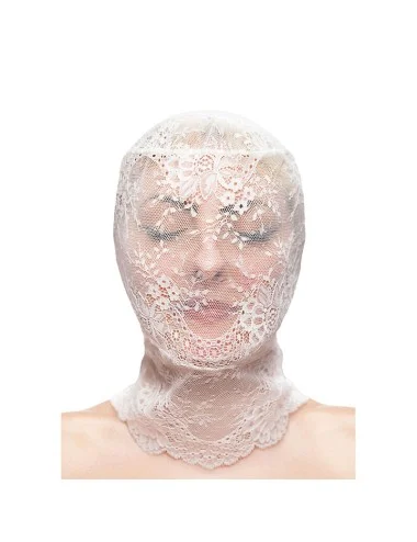 NS NOVELTIES - FETISH & FASHION CAPPUCCIO IN PIZZO BIANCO