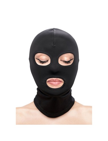NS NOVELTIES - FETISH & FASHION OCCHI E BOCCA CAPPUCCIO NYLON NERO