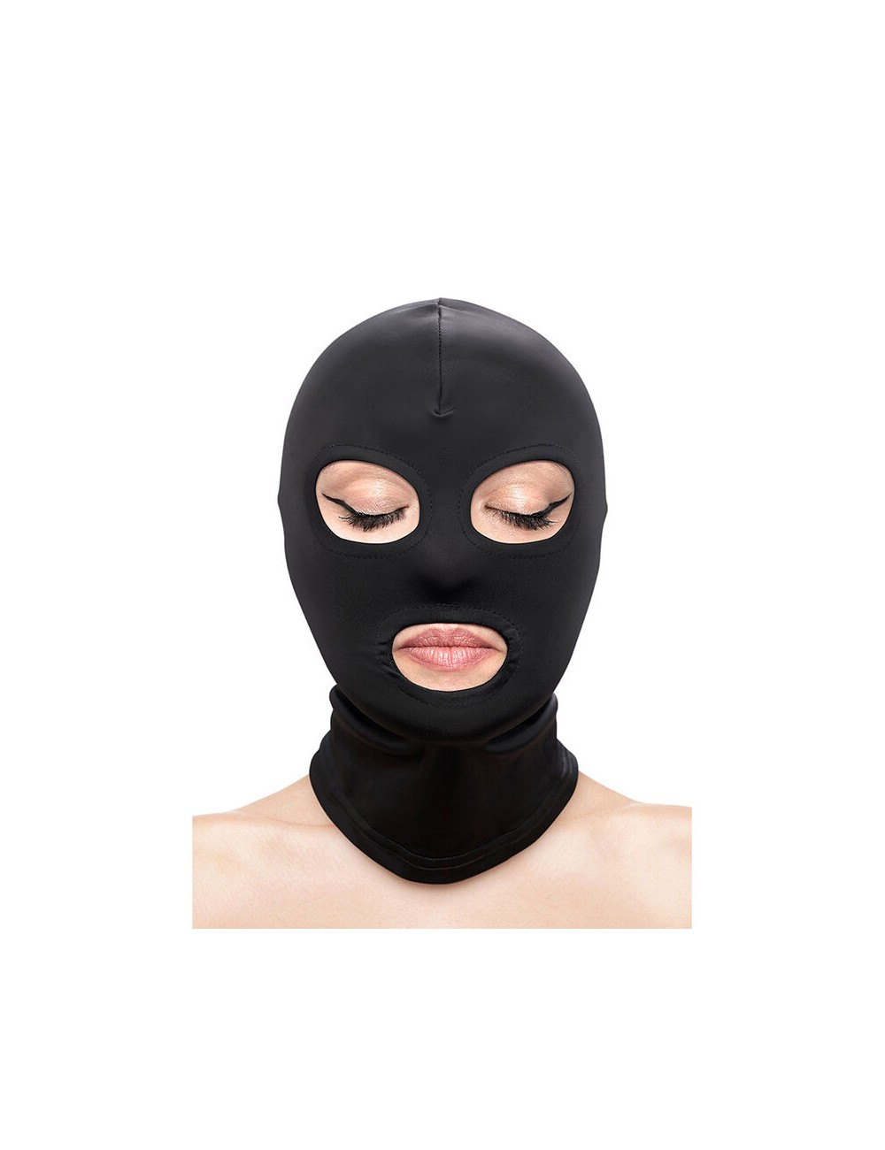 NS NOVELTIES - FETISH & FASHION OCCHI E BOCCA CAPPUCCIO NYLON NERO NS NOVELTIES - FETISH & FASHION OCCHI E BOCCA CAPPUCCIO NYLON NERO