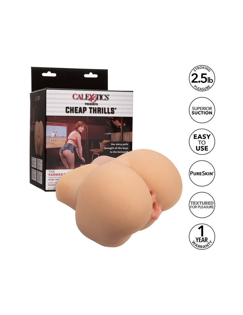 CALEXOTICS - LA FIGLIA DEL CONTADINO DOPPIO MASTURBATORE REALISTICO CARNE CALEXOTICS - LA FIGLIA DEL CONTADINO DOPPIO MASTURBATORE REALISTICO CARNE