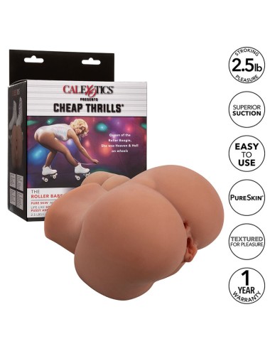 CALEXOTICS - THE ROLLER BABE DOPPIO MASTURBATORE REALISTICO FLESH