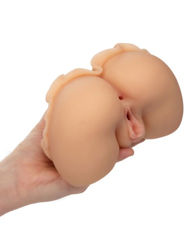 CALEXOTICS - THE PEEP SHOW GIRL DOPPIO MASTURBATORE REALISTICO FLESH