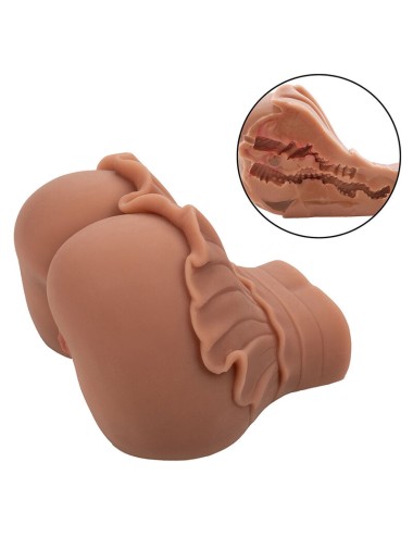 CALEXOTICS - LA REGINA DEL BENVENUTO DOPPIO MASTURBATORE REALISTICO CARAMELLO