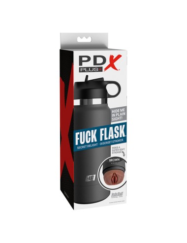 PDX PLUS - FUCK FLASK VAGINE DISCRET STROKER MARRONE MODELLO 2