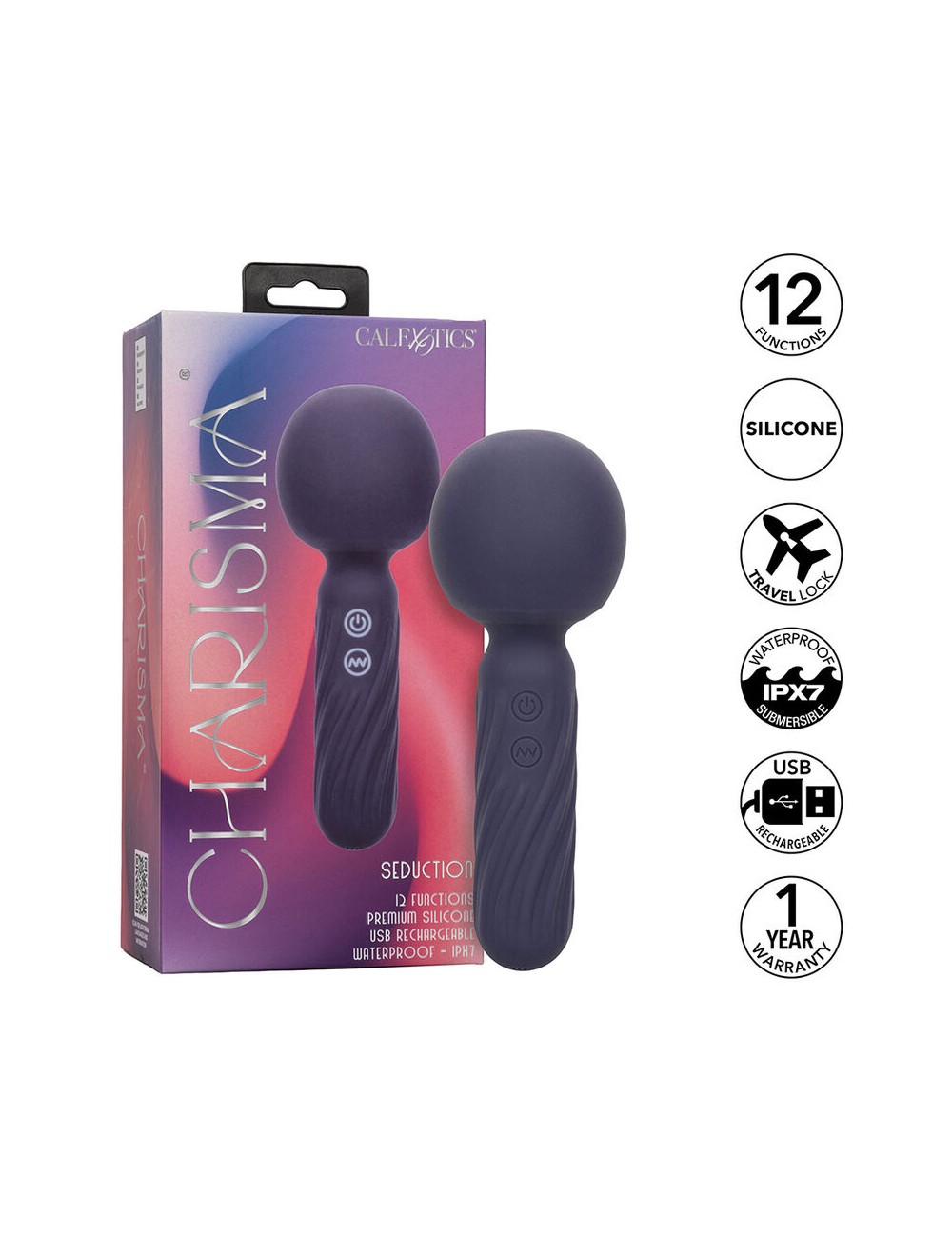 CALEXOTICS - CHARISMA SEDUCTION MASSAGGIATORE 12 FUNZIONI 17