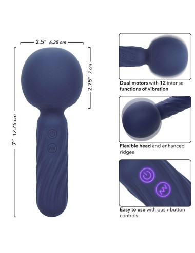 CALEXOTICS - CHARISMA SEDUCTION MASSAGGIATORE 12 FUNZIONI 17,75 CM X 6,25 CM VIOLA
