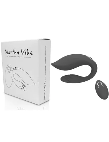 ARMONY - VIBRATORE MARTHA PER COPPIA TELECOMANDO NERO