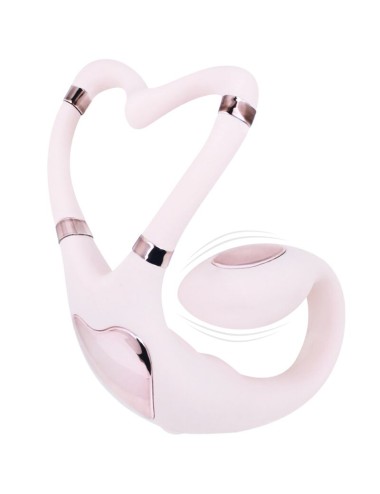 ADRIEN LASTIC - COPPIA SEGRETI II DOPPIA STIMOLAZIONE ROSA + APP GRATUITA
