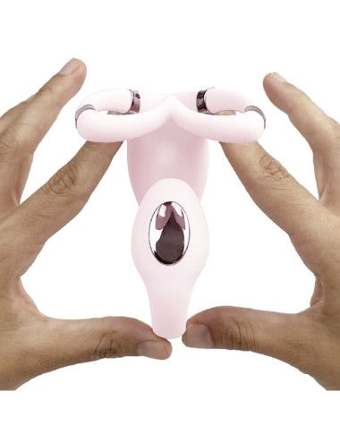 ADRIEN LASTIC - COPPIA SEGRETI II DOPPIA STIMOLAZIONE ROSA + APP GRATUITA