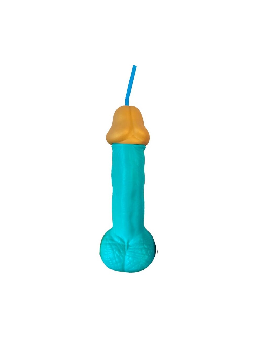 DIABLO PICANTE - VASO PENE PLASTICO AZUL